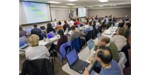 Attendees get down to business at the faculty workshops held at the JGI for training in bioinformatics and the IMG-ACT system.
