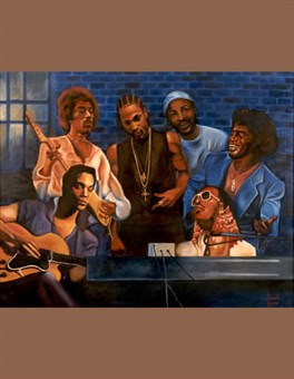 Jam Session - 48" x 36", oil on canvas