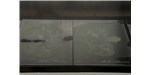Tissue sections mounted on glass slides before staining for histological purposes  