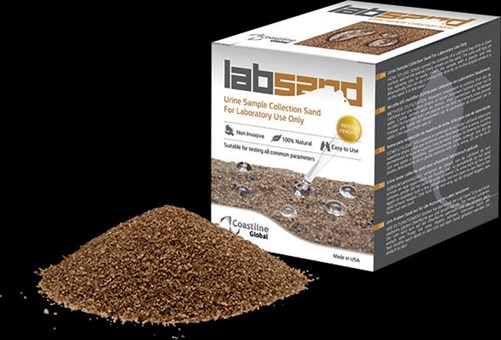 LabSand is a hydrophobic sand used to collect urine samples from animals in laboratory and research settings noninvasively.