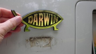 Anti-evolution Vandals? image: Anti-evolution Vandals?
