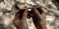 The group dug up a pipe in two pieces which looks identical to ones drawn by John White in the 16th century. Roberta Estes.