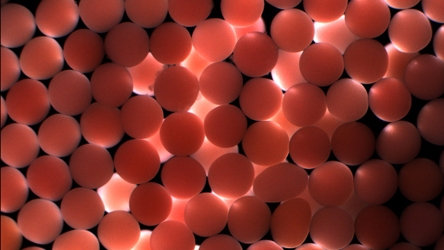 Coral eggs are often pink in color, forming pink slicks across the top of the ocean’s surface during mass spawning events.Heyward and Negri, Australian Institute of Marine Science