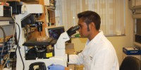 Krishanu Saha, a chemical engineer and postdoctoral researcher, in the lab of Rudolf Jaenisch at the Whitehead Institute for Biomedical Research (#1 USA). Saha helped develop synthetic surfaces designed to support stem cell growth.Whitehead Institute, Matt Fearer