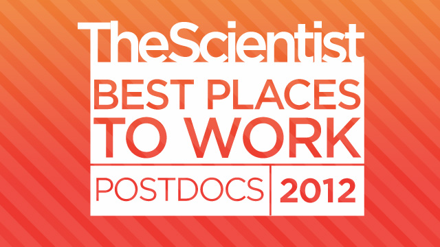 Best Places to Work Postdocs, 2012 image: Best Places to Work Postdocs, 2012